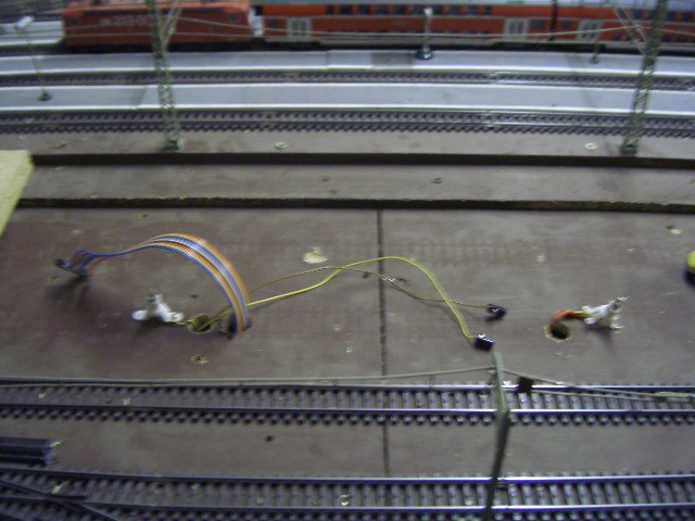 Die Anschl&uuml;sse f&uuml;r die Messehalle