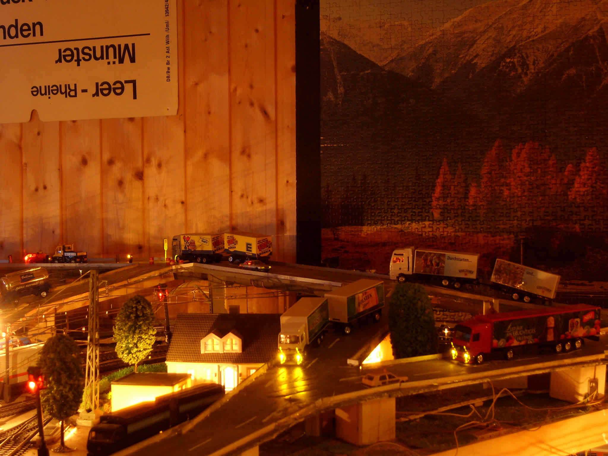 Br&uuml;cke bei Nacht